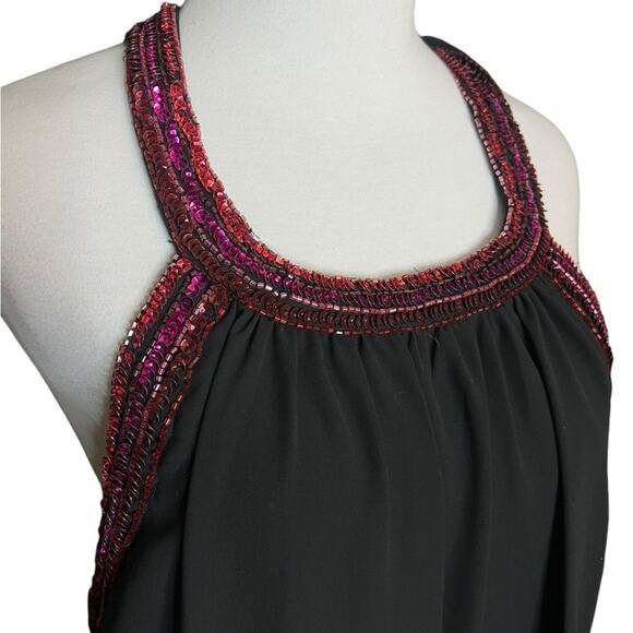 *NWOT Jewel Badgley Mischka Trapeze Dress with Beaded Trim – Sz 10 - Picture 9 of 11